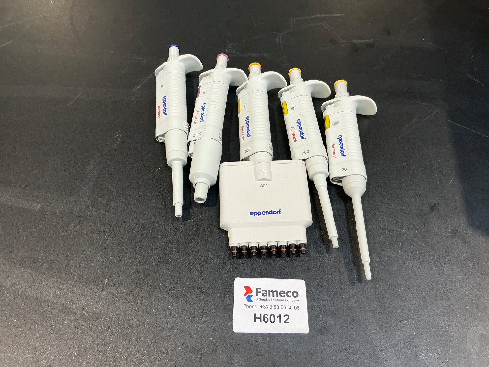 Image of Eppendorf Research Pipettes x5